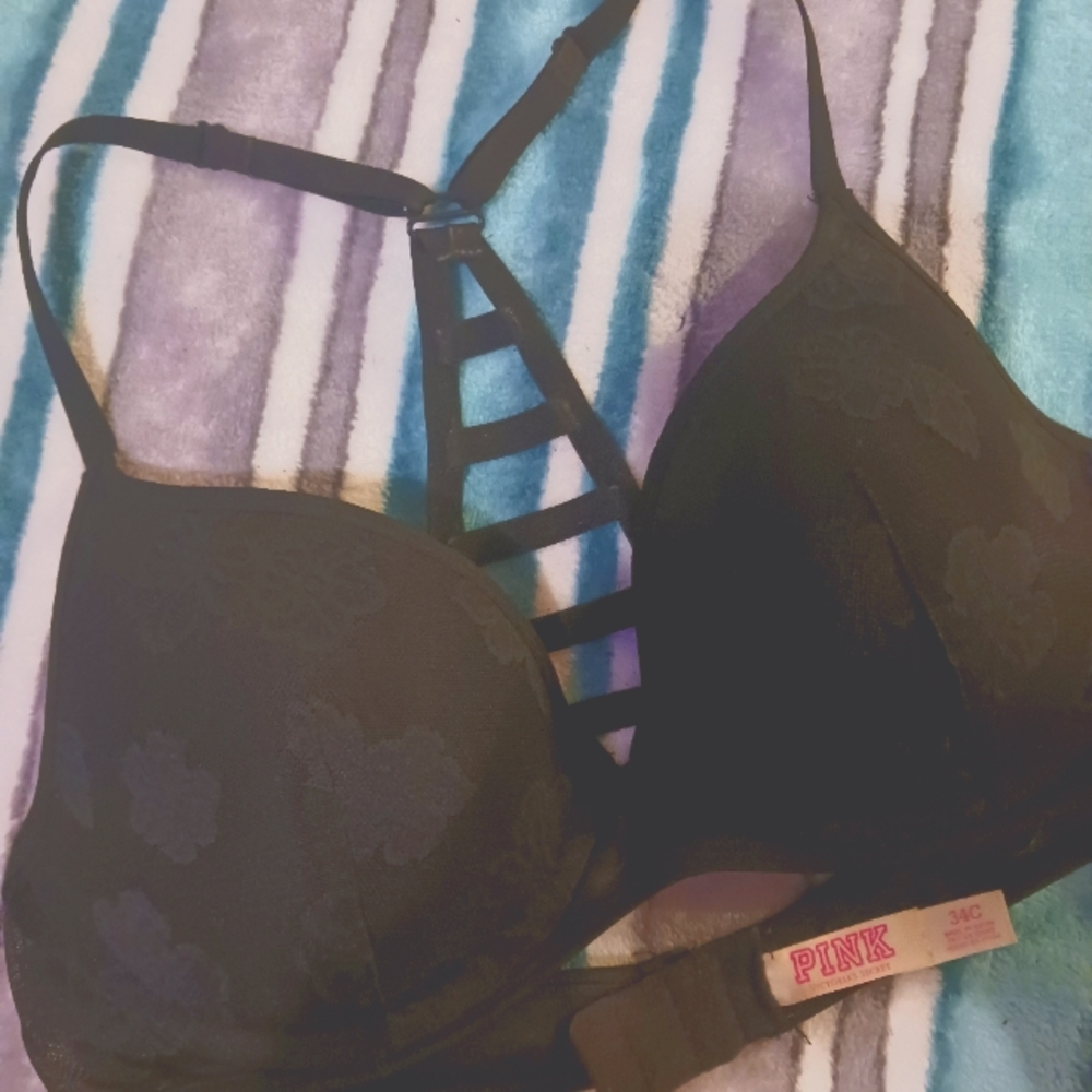 Pink bra